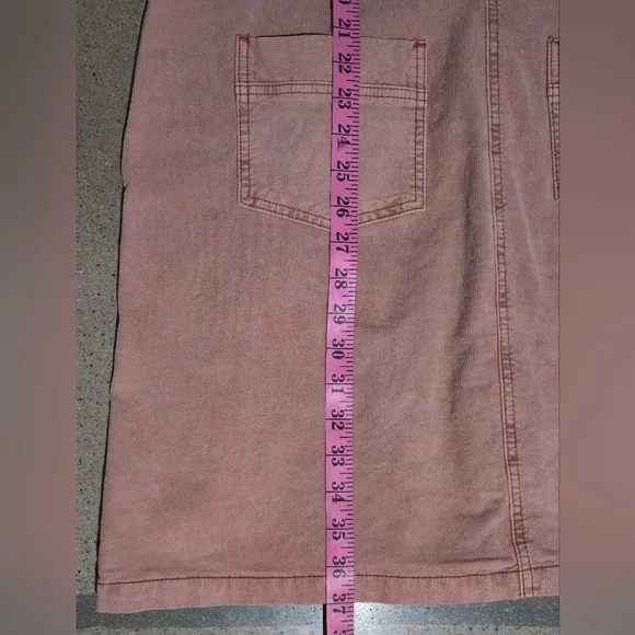 Prana Merrigan Dress - Champagne Corduroy - Size L - Picture 7 of 8